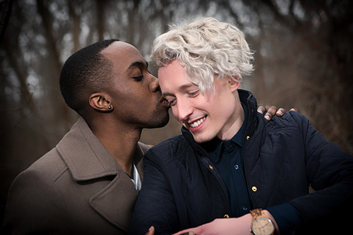 gay and lesbian engagement photoshoot outside sessions photographers LGBTQ
